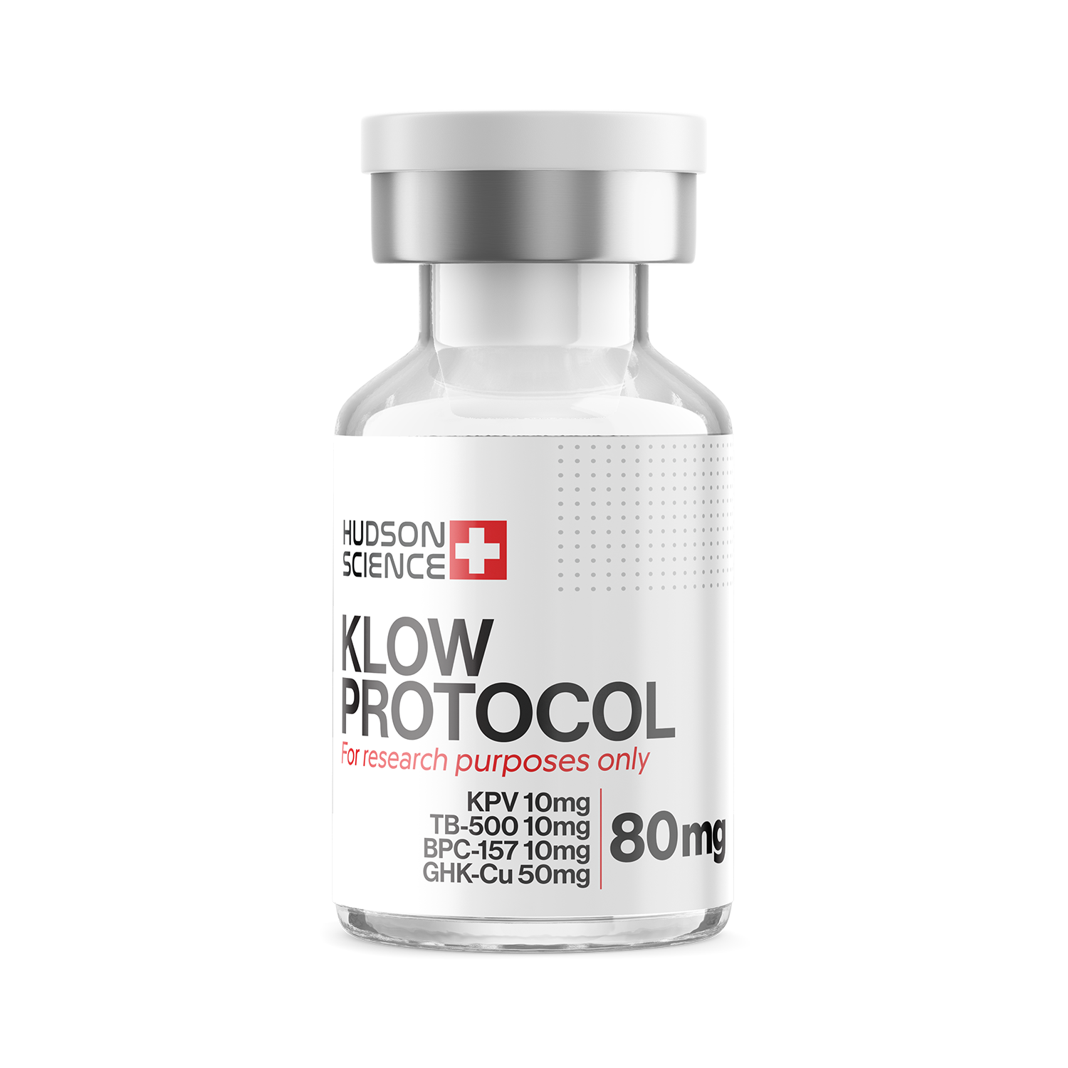 Klow Protocol 80mg – ULTIMATE HEALING AND ANTI-INFLAMMATORY BLEND ( Certificate of analysis, second image )